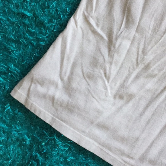 White fitted workout top - Picture 5 of 6